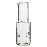 Salsa Embossed Glass Carafe