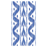 Blue Ikat Paper Guest Towels Napkins