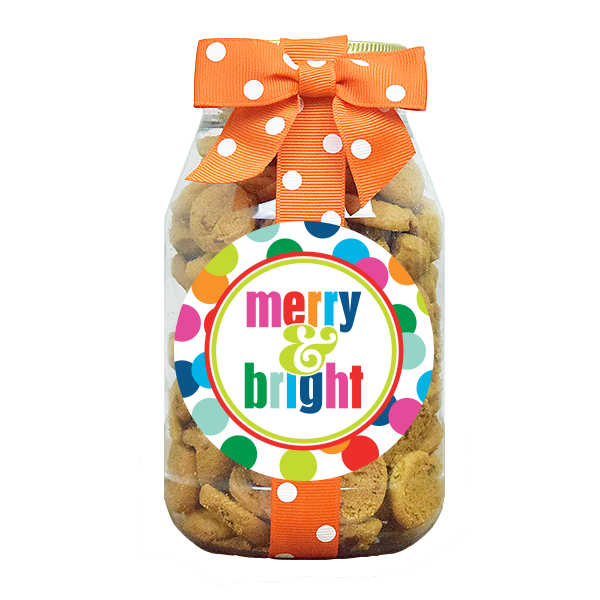 CHRISTMAS MINI CHOCLATE CHIP COOKIES - QUART