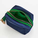 Navy Jet Small Boxy Zip Pouch