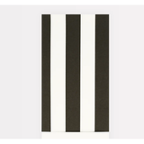 Black Striped Paper Tablecloth