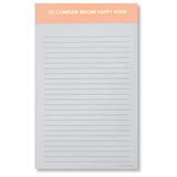 TO COMPLETE BEFORE HAPPY HOUR - LINED NOTEPAD