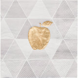 GOLDEN APPLE PAPER BEVERAGE NAPKINS