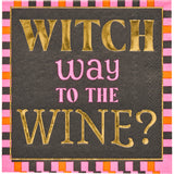 WITCH WAY TO THE WINE BEVERAGE NAPKINS