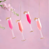 Glitterville Champaggne Cocktail Glass Ornament