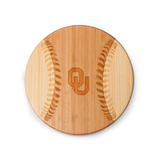 Oklahoma Sooners - Home Run! Baseball Cutting Board & Serving Tray