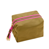 Olive Jet Large Boxy Zip Pouch