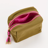 Olive Jet Large Boxy Zip Pouch