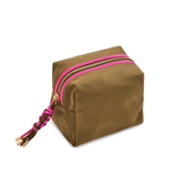 Olive Jet Small Boxy Zip Pouch