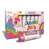 Jumbo Jots Unicorn Dual Tip Cone and Stamp Markers