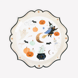 Ornate Edge Halloween Small Paper Plates