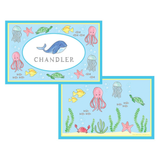 Personalized Ocean Life Kids Placemat