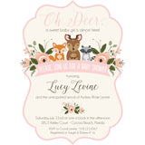 OH DEER BABY SHOWER INVITATION