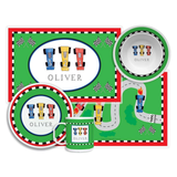 Personalized On Your Mark Kids Dinnerware Set