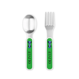 Personalized On Your Mark Kids Fork & Spoon