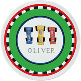 Personalized On Your Mark Kids Plate