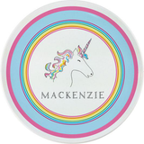 Personalized Over the Rainbow Kids Plate