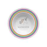 Personalized Over the Rainbow Kids Bowl