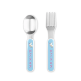 Personalized Over the Rainbow Kids Fork & Spoon