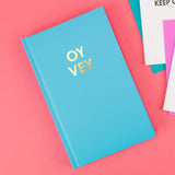 OY VEY - CARIBBEAN BLUE HARDCOVER JOURNAL
