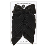 BLACKK VELVET NAPKIN TIES