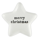 Ceramic Star - Merry Christmas