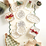 The Most Wonderful Time Ceramic Napkin Tray + Paper Beverage Napkins