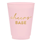 CHEERS BABE PINK FROST FLEX CUPS