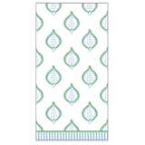 Blue and Green Paisley Paper Guest Towel Napkins