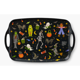 Halloween Parade Melamine Serving Platter with Handles