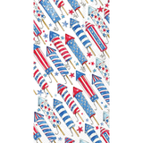 Patriotic Rockets Paper Guest Towels