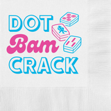 Dot Bam Crack Paper Cocktail Beverage Napkins