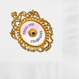 Press For Champagne Paper Cocktail Beverage Napkins