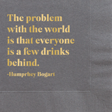 The Problem Paper Cocktail Beverage Napkins