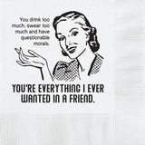 Everything Paper Cocktail Beverage Napkins