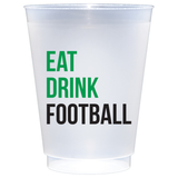 Eat Drink Football Frost Flex Cups