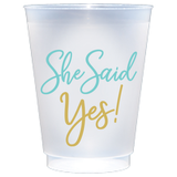 She Said Yes! Frost Flex Cups