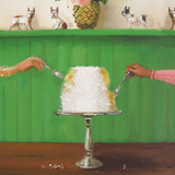 Piece of Cake Paper Cocktail Beverage Napkins