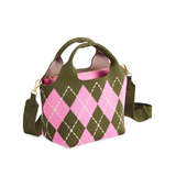 Pink Robbie Argyle Mini Tote