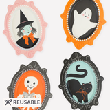 Halloween Portrait Melamine Party Plates