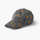 Pumpkin Gingham Baseball Cap