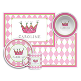 Personalized Princess Kids Dinnerware Set