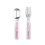 Personalized Purrfect Kids Fork & Spoon