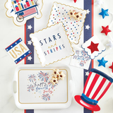 4TH Of July Bamboo Tray