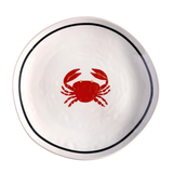 Crab Melamine Appetizer Plate