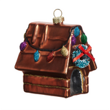 FESTIVE DOGHOUSE ORNAMENT