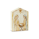 HOLY FAMILY TEXTURED BLOCK