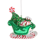 PEPPERMINT SLEIGH ORNAMENT