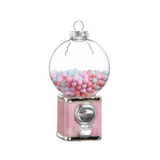 PINK GUMBALL MACHINE ORNAMENT