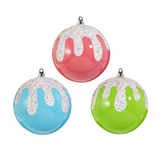 FROSTED WITH SPRINKLES BALL ORNAMENT